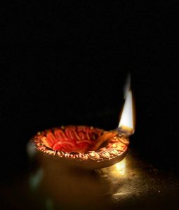 Diwali Clay Diyas (Set of 2)