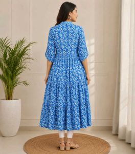 🧡🩵♥️ Aline Kurta Dresses