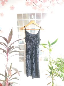 Velvet Ruched Mini black sexy Dress