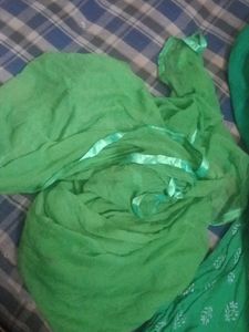 Green Embroidered Kurta