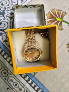 Sparkling Rose Gold Watch