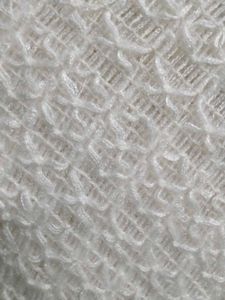 Cozy White Fringed Poncho