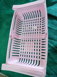 Pink Fridge Storage Tray