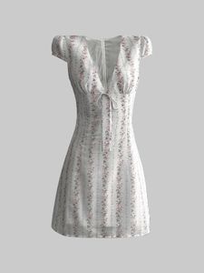 Floral Print Mini Dress