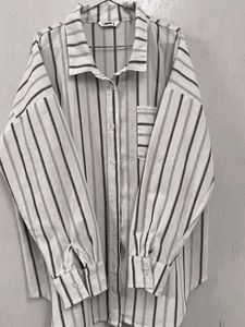 Striped Button-Up Shirt