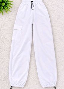 Stylish White Cargo Pants