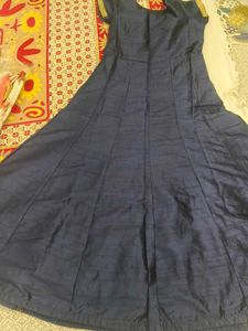 Elegant Blue Ethnic Gown