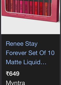 Renee Matte Liquid Lipstick Set