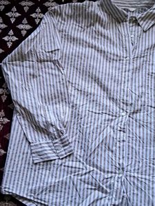 Classic Striped Button-Up Shirt