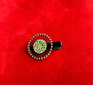 Sparkling Flower Hair Clip