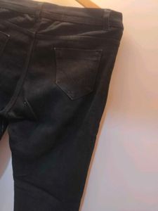 Black Button-Up Jeans