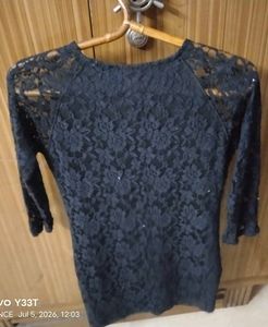 Elegant Black Lace dress