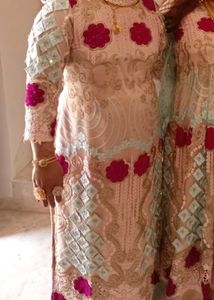 Heavy net pakistani suit