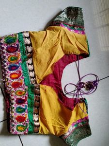 Vibrant Embroidered Ethnic Skirt