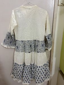 Bohemian Embroidered Tiered Dress