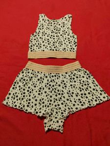 Boux Avenue Leopard Print Crop Top &amp; Shorts Set