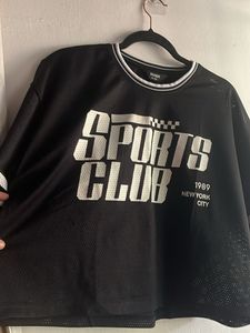 Black Sports Club Graphic T-Shirt