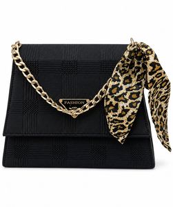 Classy Black Checkered Sling & Handbag 🖤✨