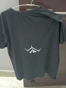 Black Graphic Print T-Shirt