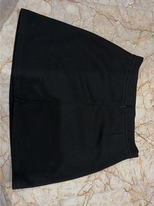 Classic Black A-Line Mini Skirt