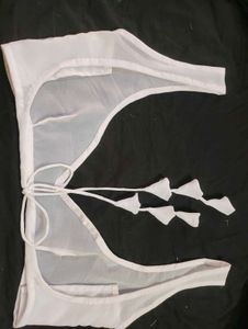 georgette sheer blouse