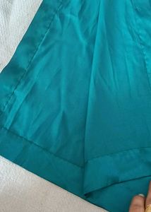 Teal Silk Salwar Pants