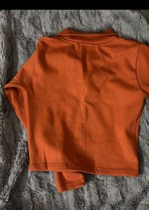 Polo Top🧡🍊🥅🧶