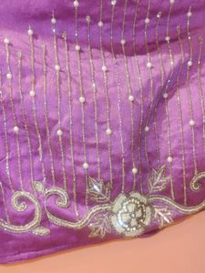 Full Front And  Back Hand Work Padded Blouse