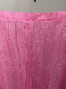 Pink Lehnga Choli Material