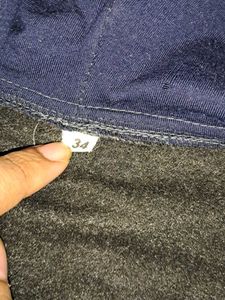 Kendriya Vidyalaya Grey Zip-Up Hoodie