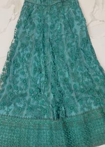 Stunning Teal Lehenga Choli duppatta Set