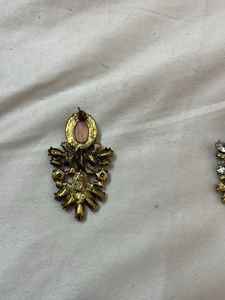 Sparkling Gemstone Dangle Earrings