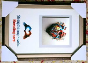 Artistic Heart Framed Wall Hanging Decor..✨♥️