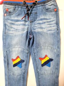 Baby Girl Dress + 2 branded Jeans Combo
