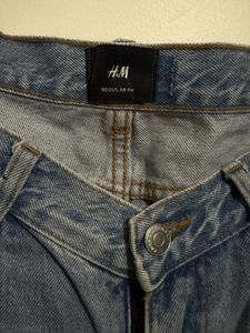 women’s-wide leg blue demin bottoms
