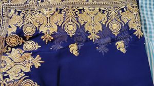 Elegant Blue Saree
