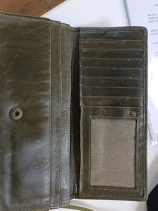 Beautiful Green Hidesign Wallet