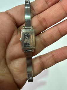 Titan Raga Premium Silver Rectangular Bangle Watch