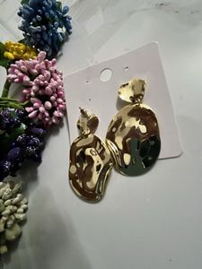 Gold Tone Dangle Earrings