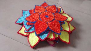 Handmade Rangoli Flower Design Set
