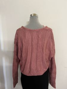 Cute Pink Knit Sweater