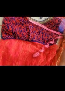Stunning Coral Lehenga Choli