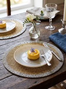 Beautiful dining table Beaded  Mat / Placema