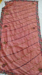 unstitched lehenga with BP and dupatta