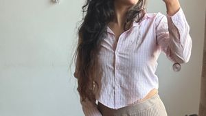 Striped Button-Down Shirt