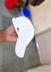 Lacoste White Cap