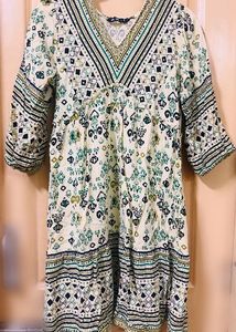 Boho Print Dress