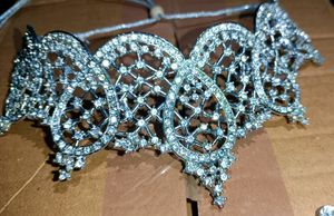 Rhinestone Necklace &amp; Earring Set