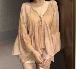 Bohemian Floral Print Blouse