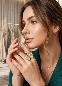 Stunning Butterfly Adjustable Ring